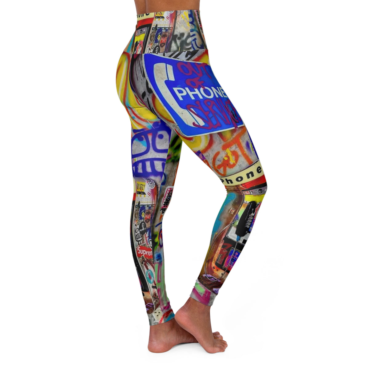 High Waisted Yoga Leggings (AOP)