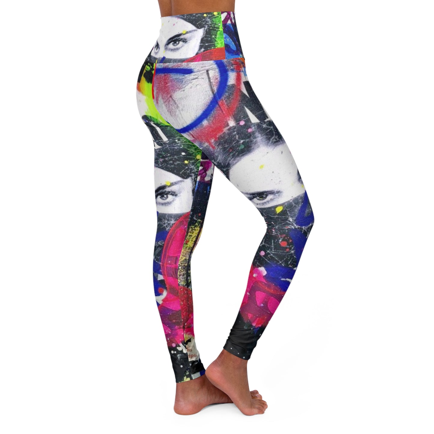 High Waisted Leggings (AOP) by Dani Wilson