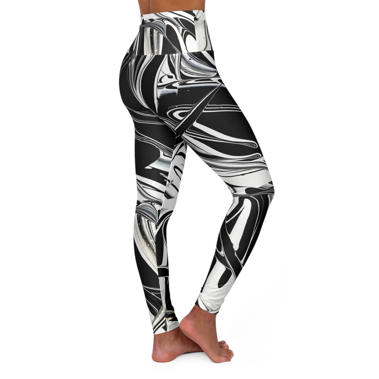 High Waisted Leggings (AOP) by Dani Wilson