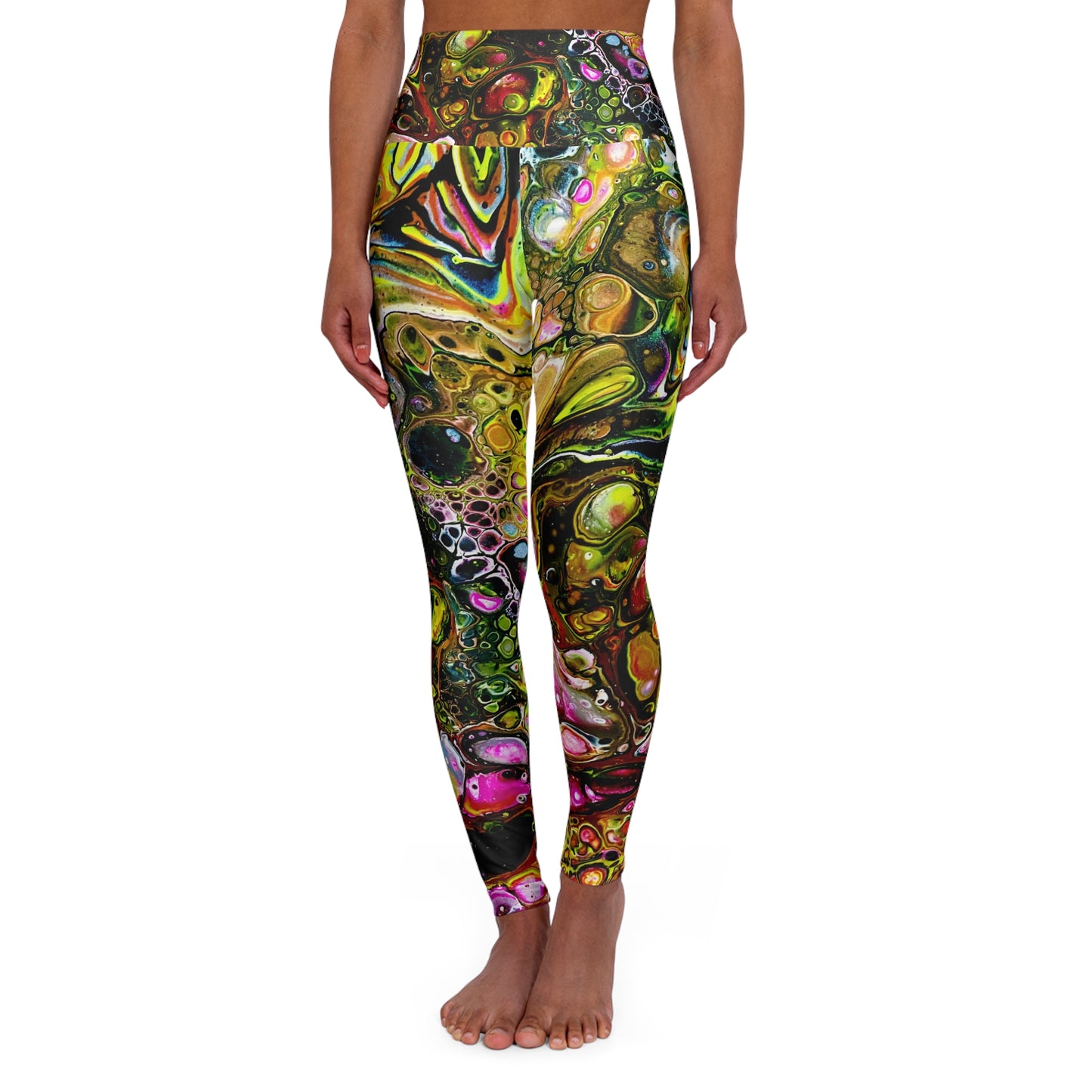 High Waisted Leggings (AOP) by Dani Wilson