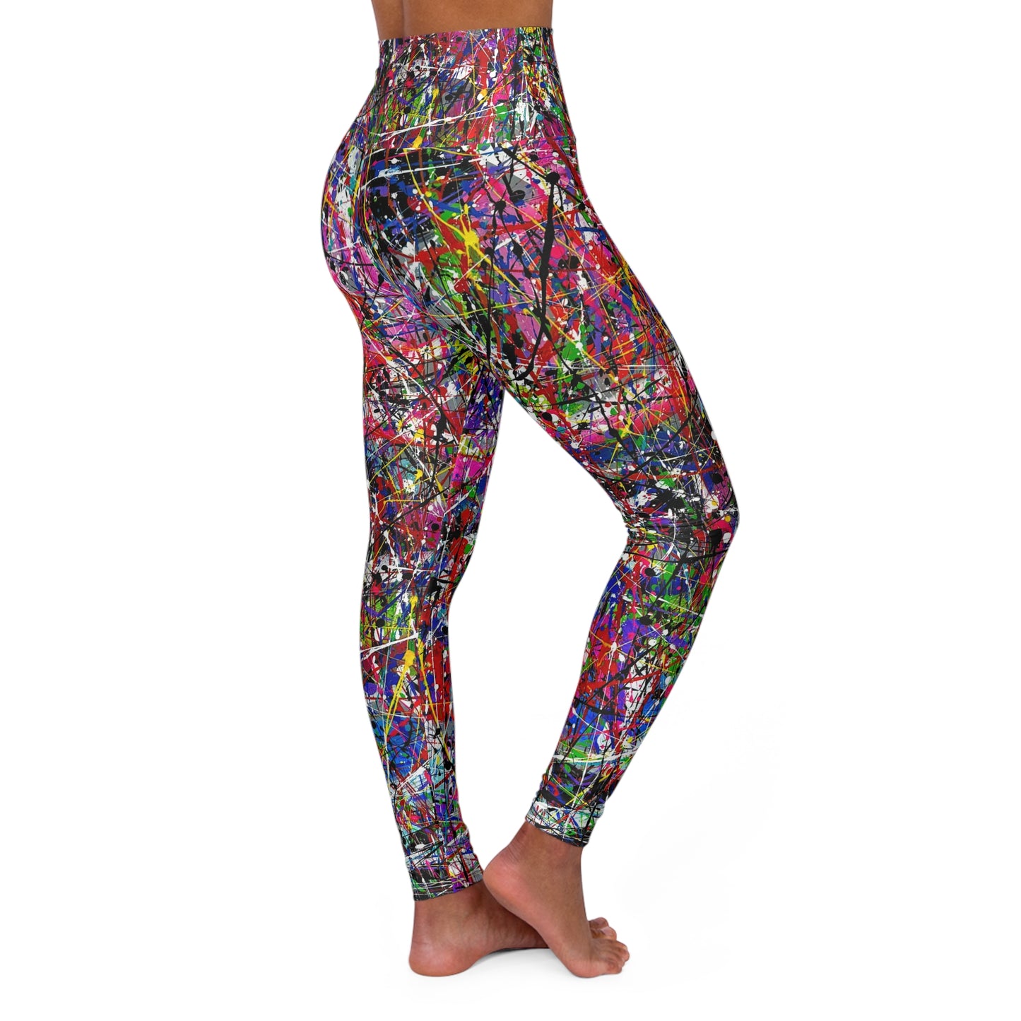 High Waisted Leggings (AOP) by Dani Wilson