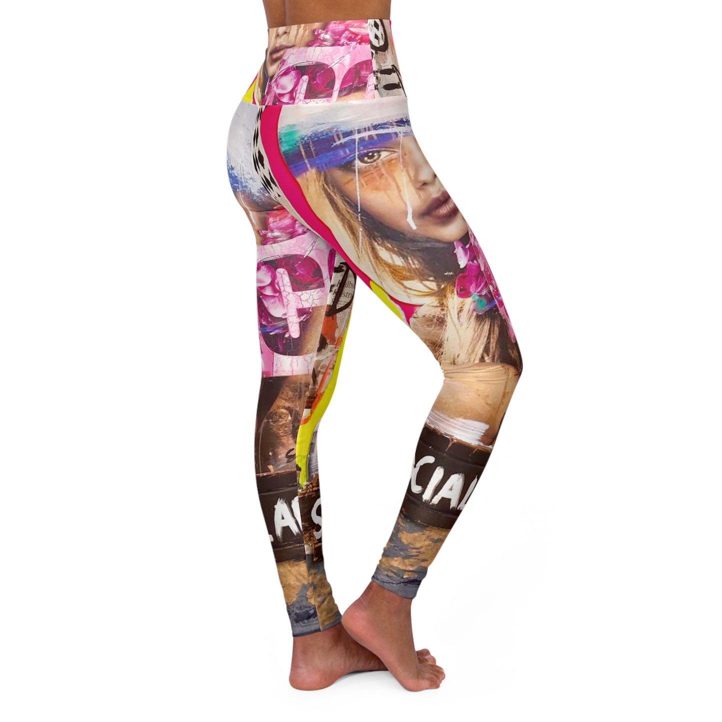 High Waisted Leggings (AOP) by Dani Wilson