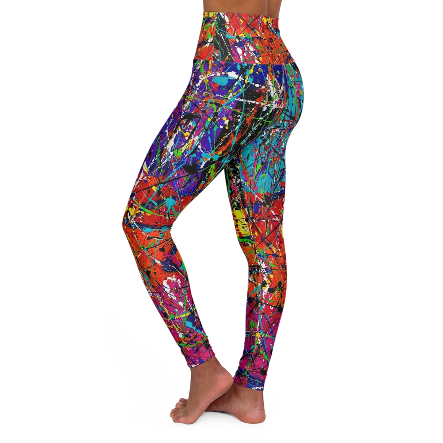 High Waisted Leggings (AOP) by Dani Wilson