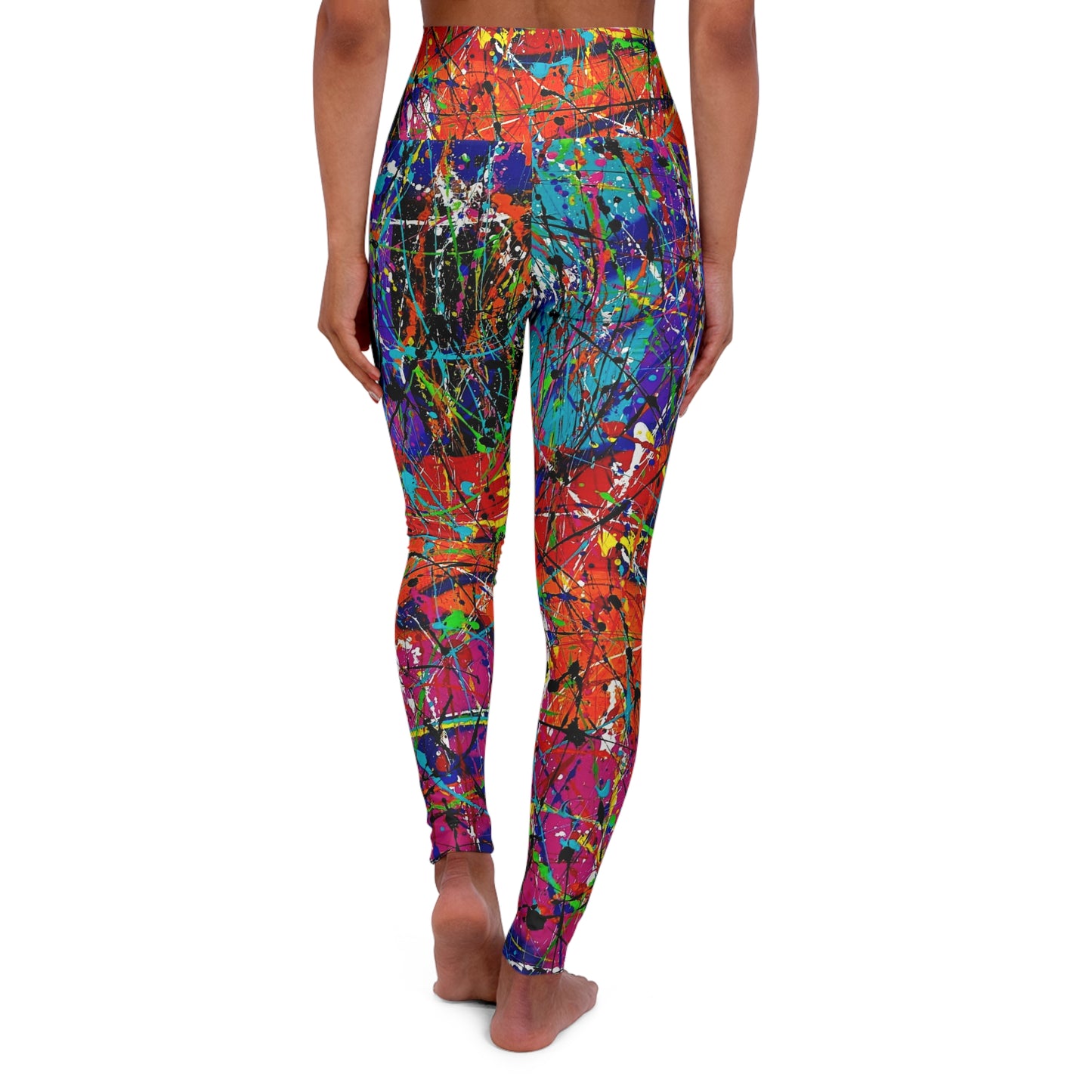 High Waisted Leggings (AOP) by Dani Wilson