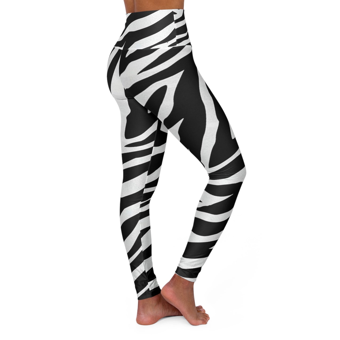 High Waisted Yoga Leggings (AOP)