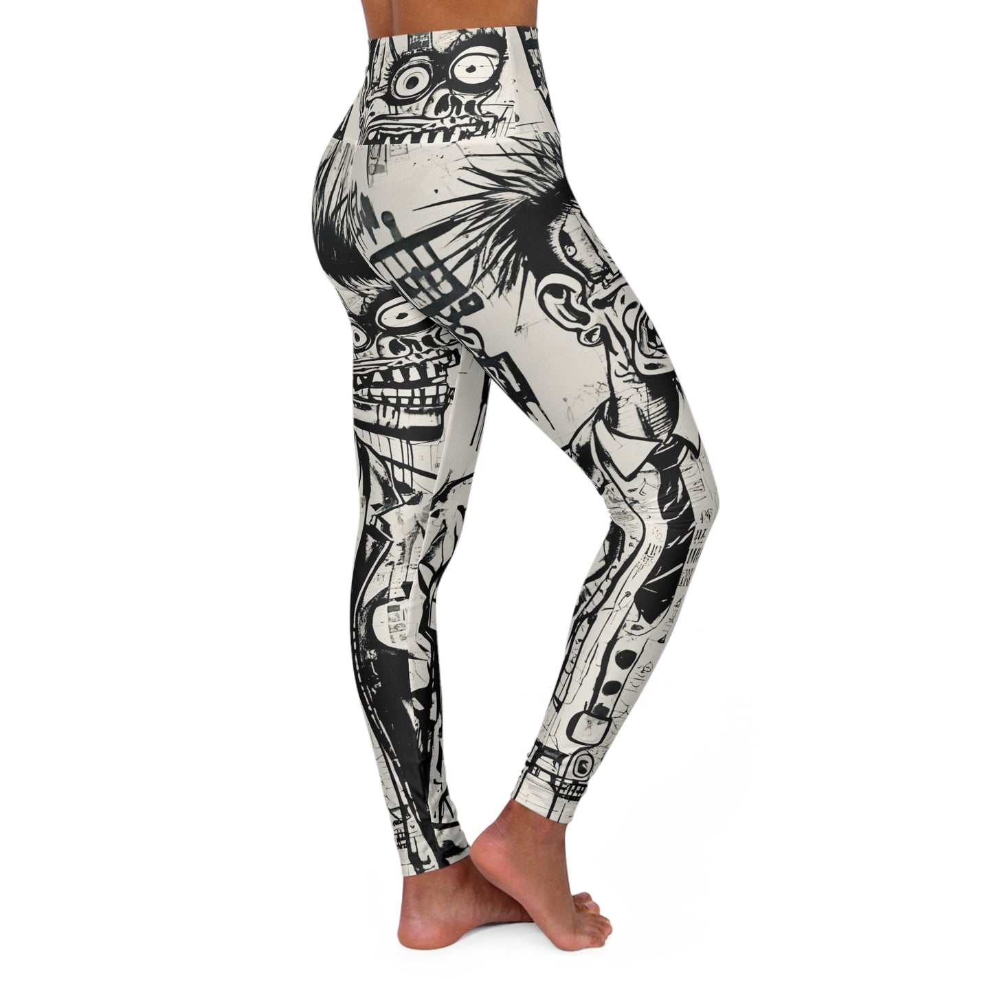 High Waisted Yoga Leggings (AOP)
