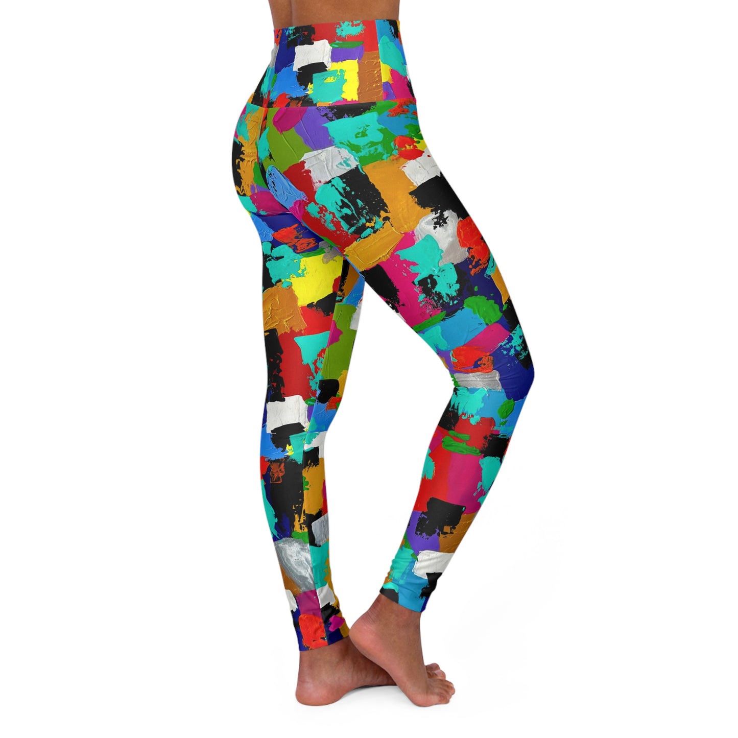 High Waisted Leggings (AOP) by Dani Wilson