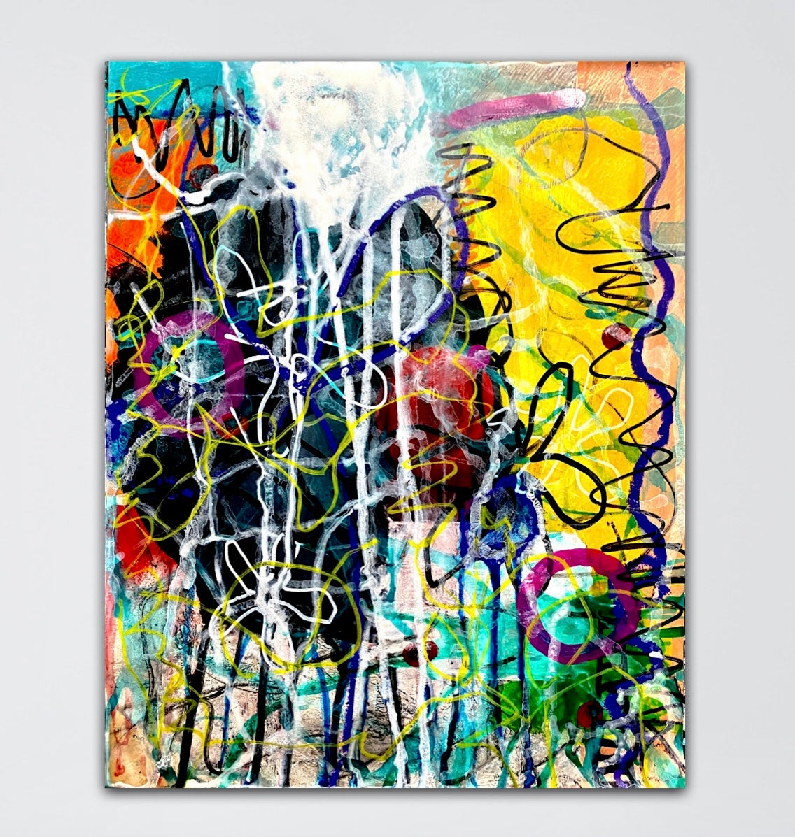 Original Abstract Expressionism Painting by Dani Wilson