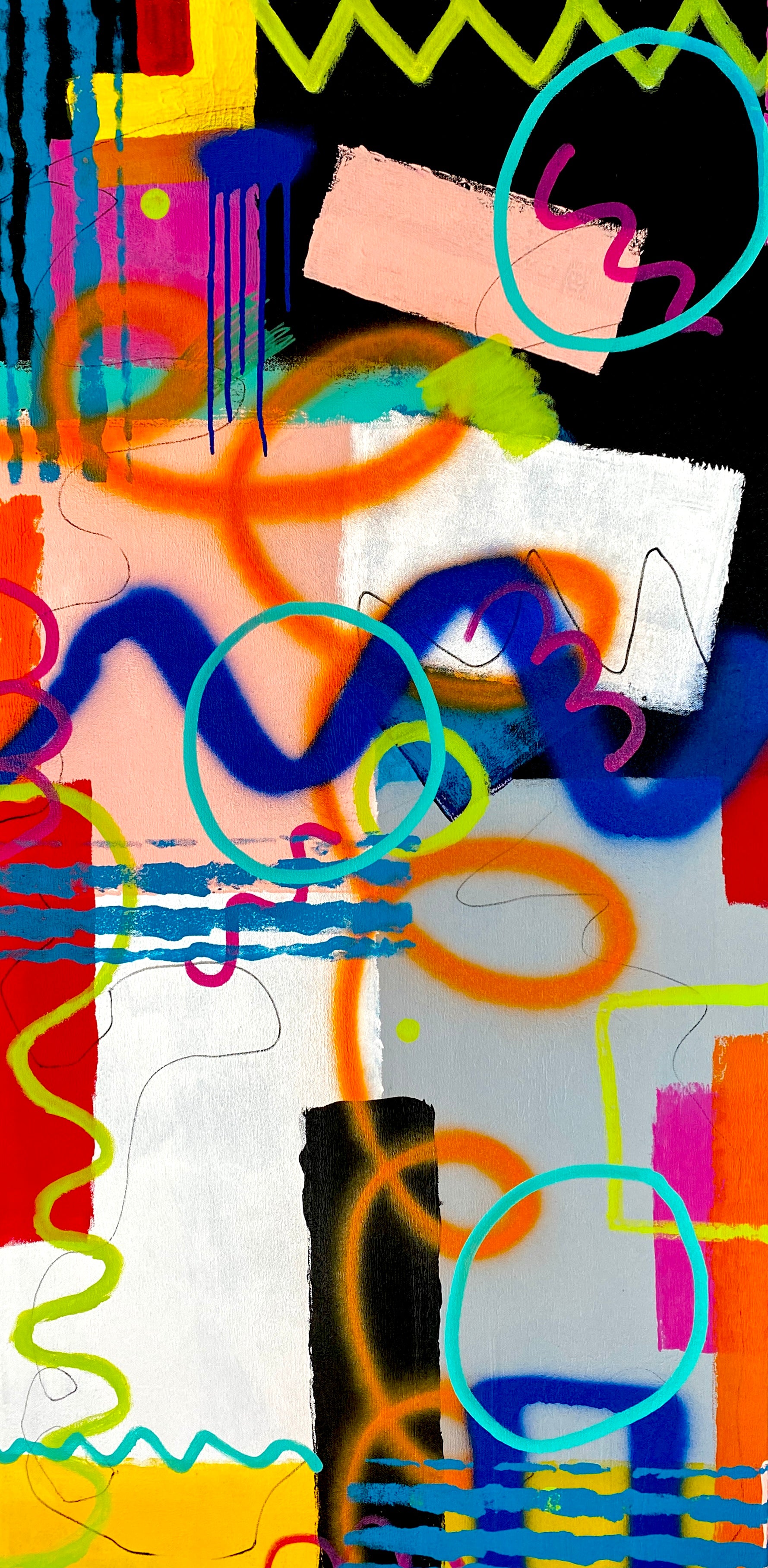 abstract graffiti design