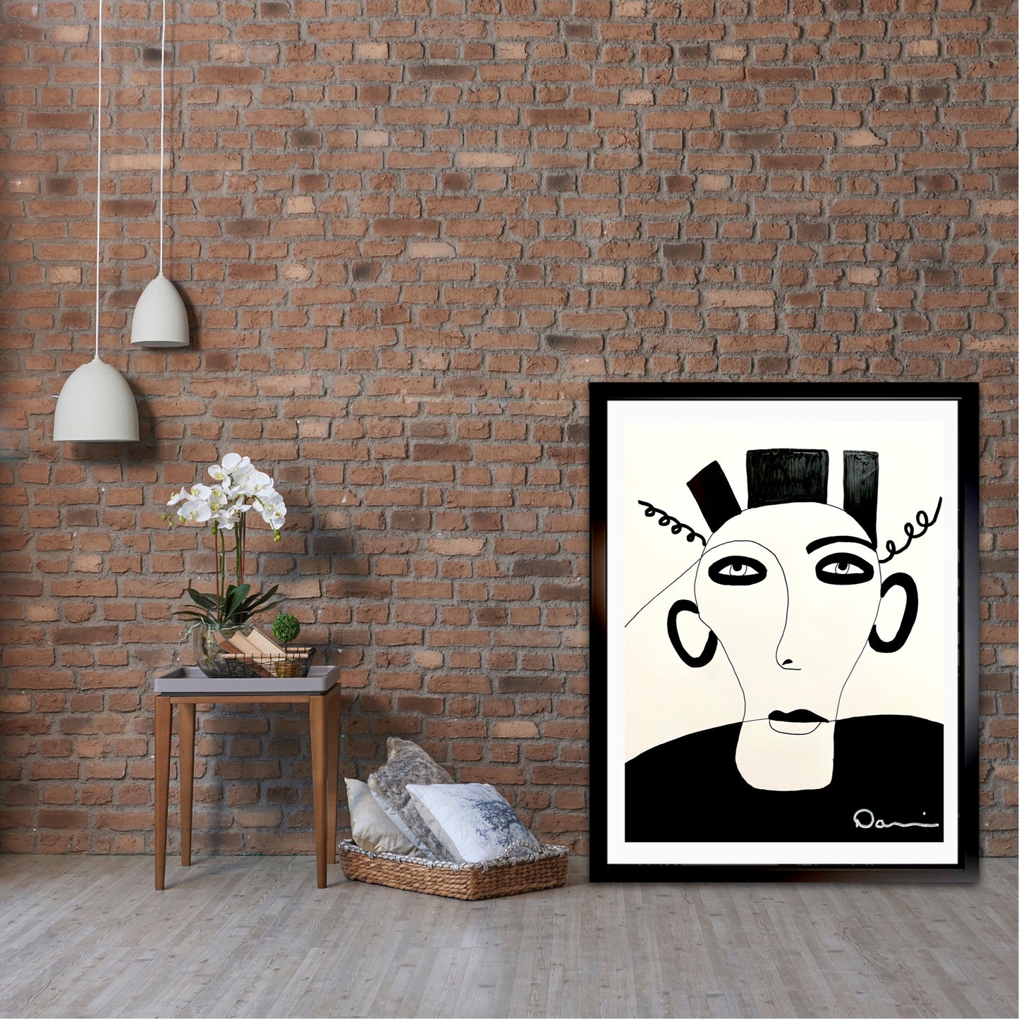 Crazy Dude (11x14) - Abstract alcohol ink Yasutomo Art mineral paper painting