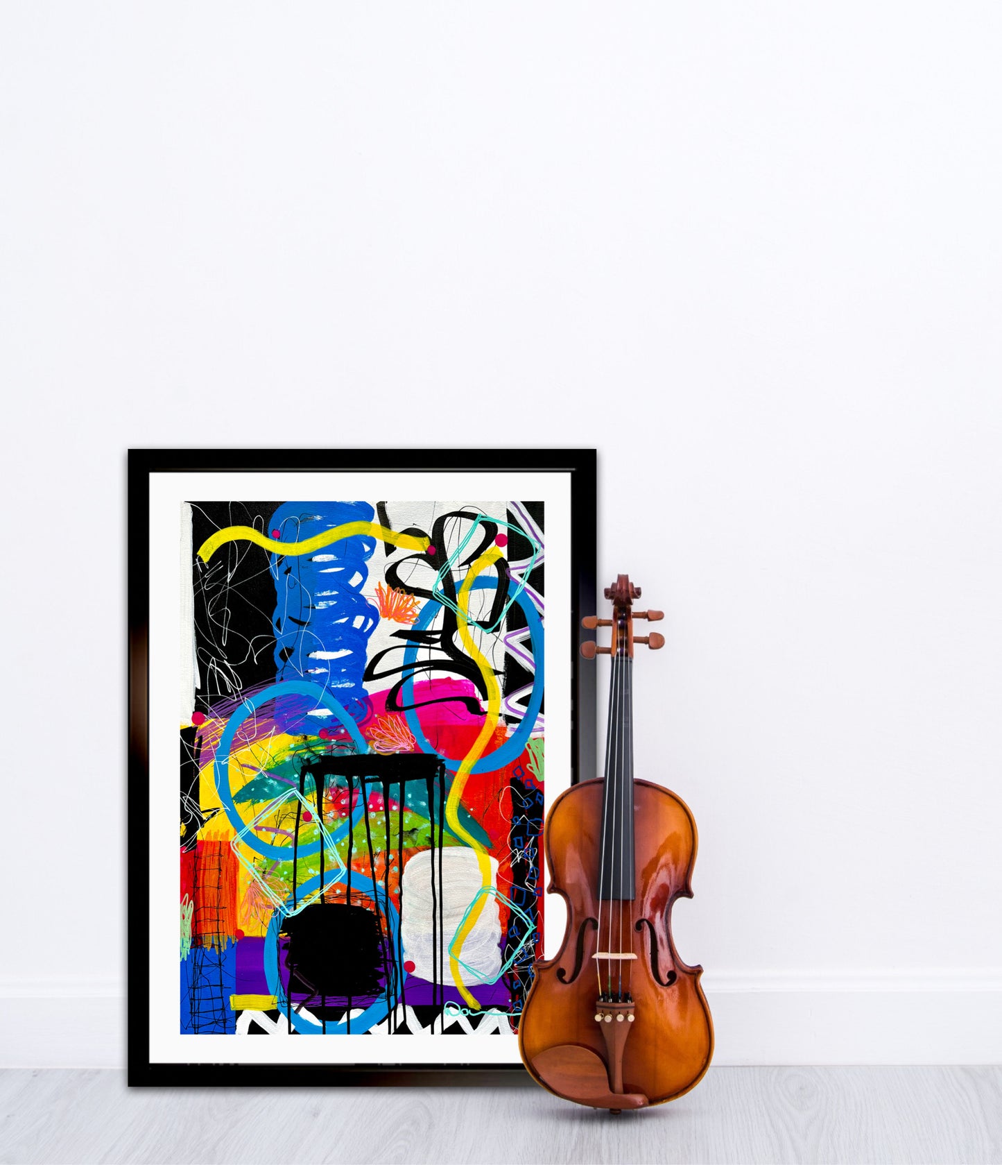 2-Featured - Dopamine (18x24) - Mixed Media Painting on Premium Art Paper