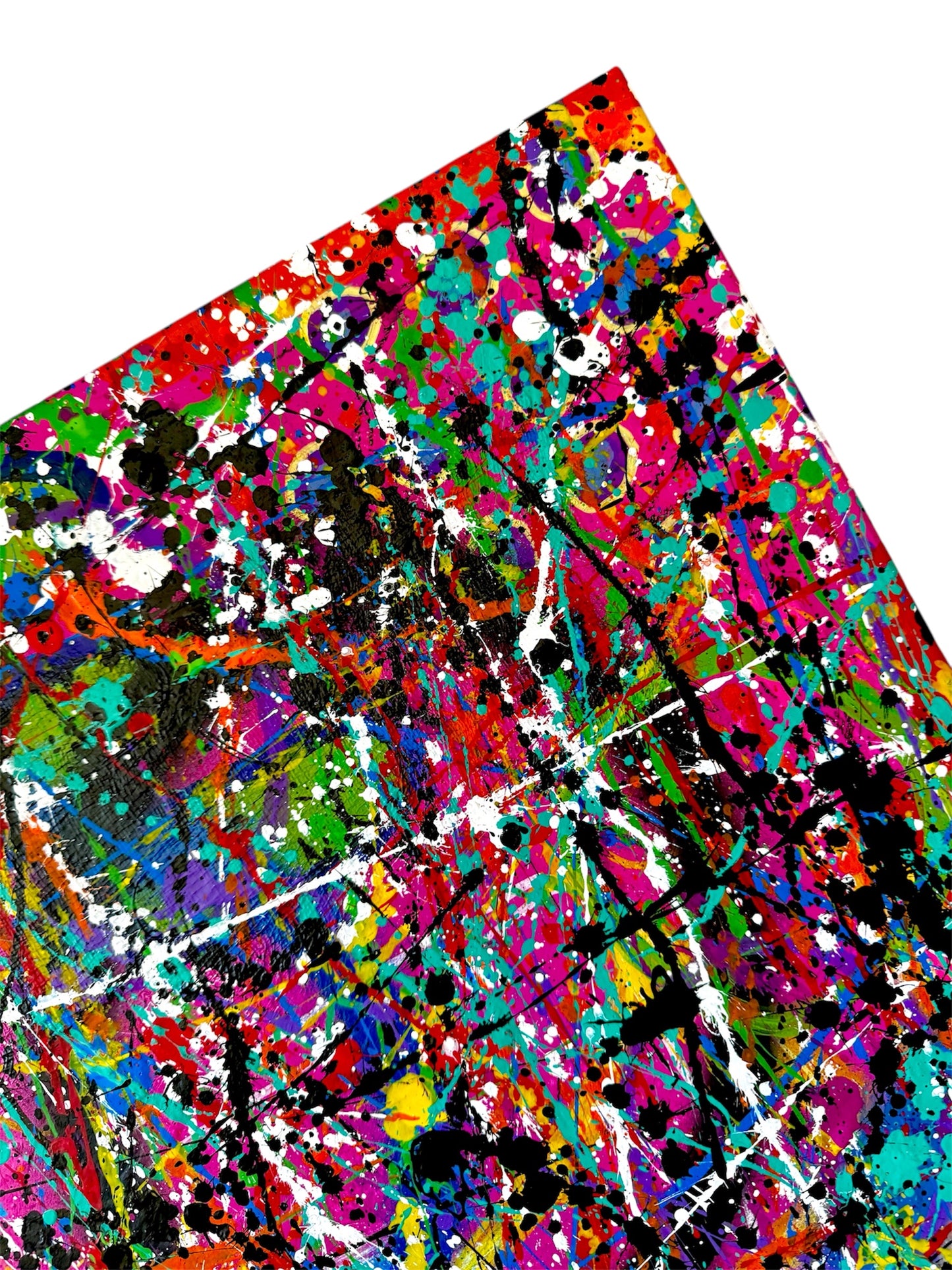 7-Featured - Kaleidoscope (24x36) - Original abstract acrylic painting on canvas