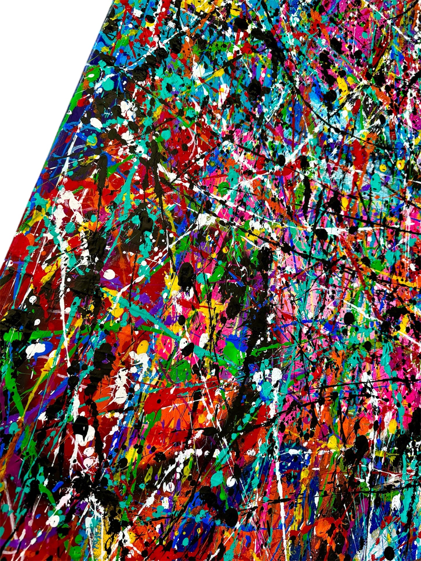 7-Featured - Kaleidoscope (24x36) - Original abstract acrylic painting on canvas