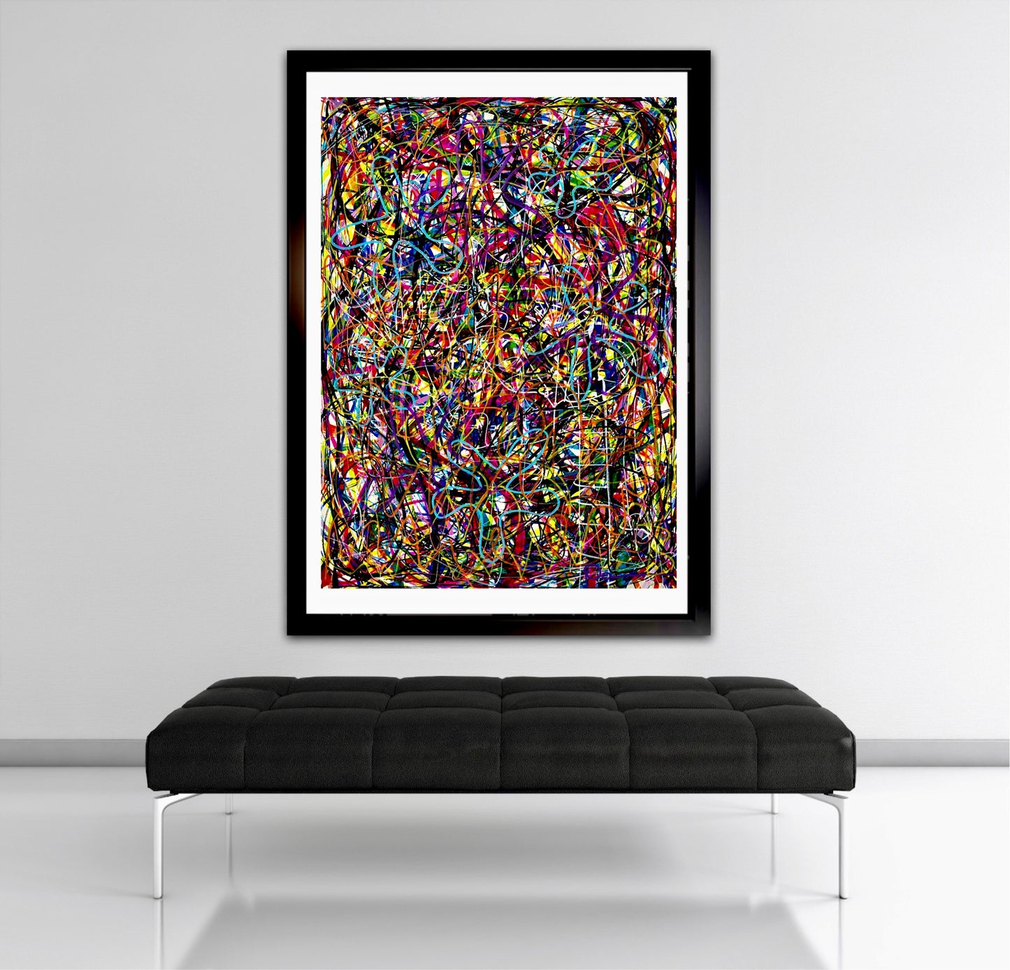 No Way Out (18x24) -Mixed media fine art watercolor paper painting