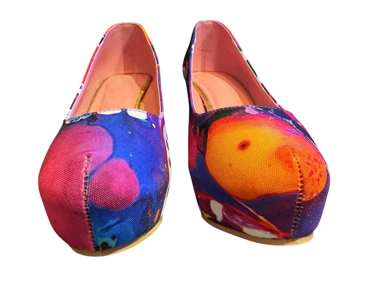 Swirl Stilettos - Hand Painted shoes (Size 7)