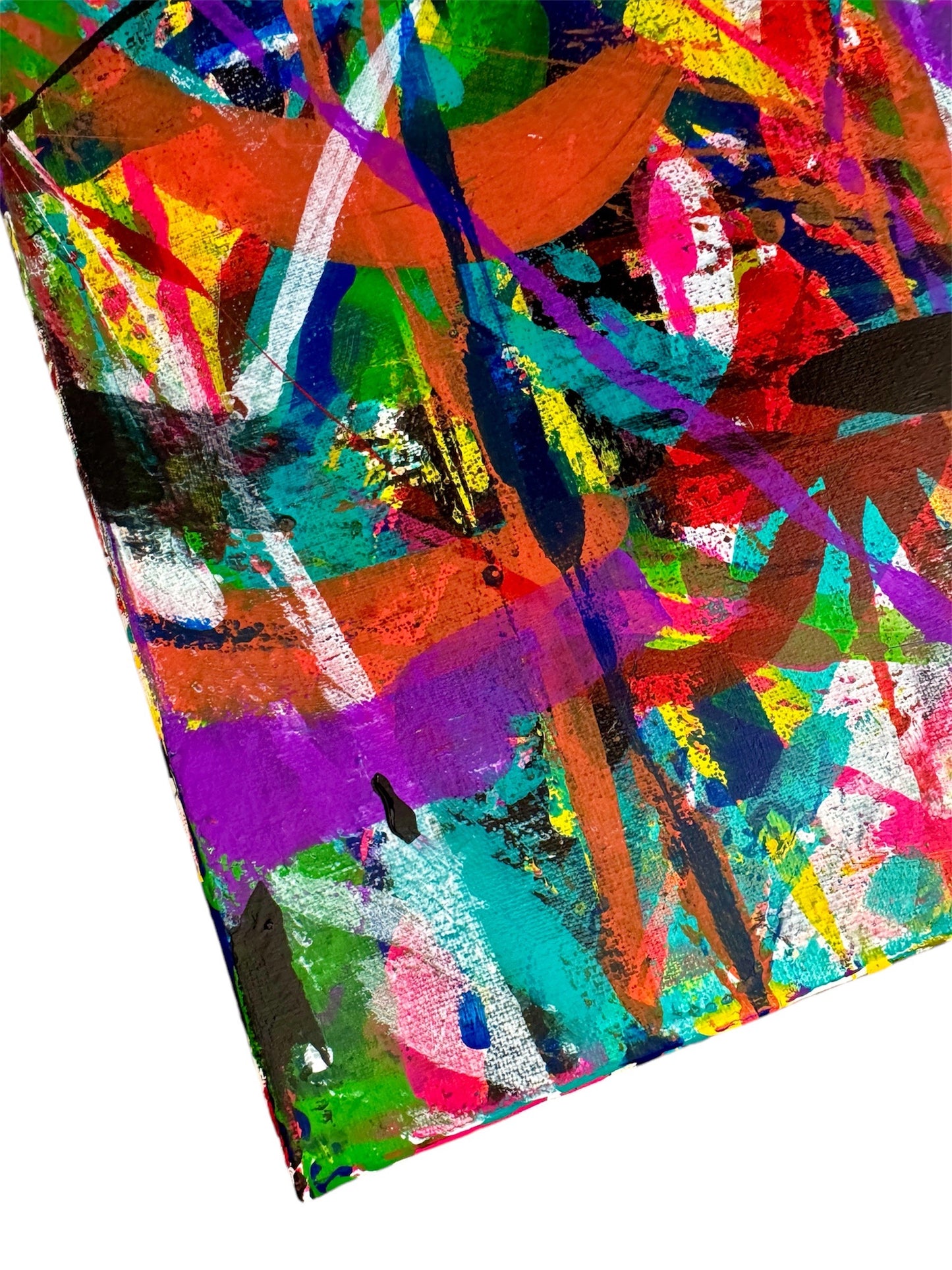 Brushstroke Ballet (18x24) -Original abstract acrylic painting on canvas