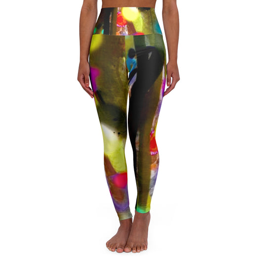 High Waisted Yoga Leggings (AOP)by Dani Wilson