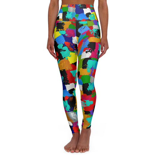 High Waisted Leggings (AOP) by Dani Wilson