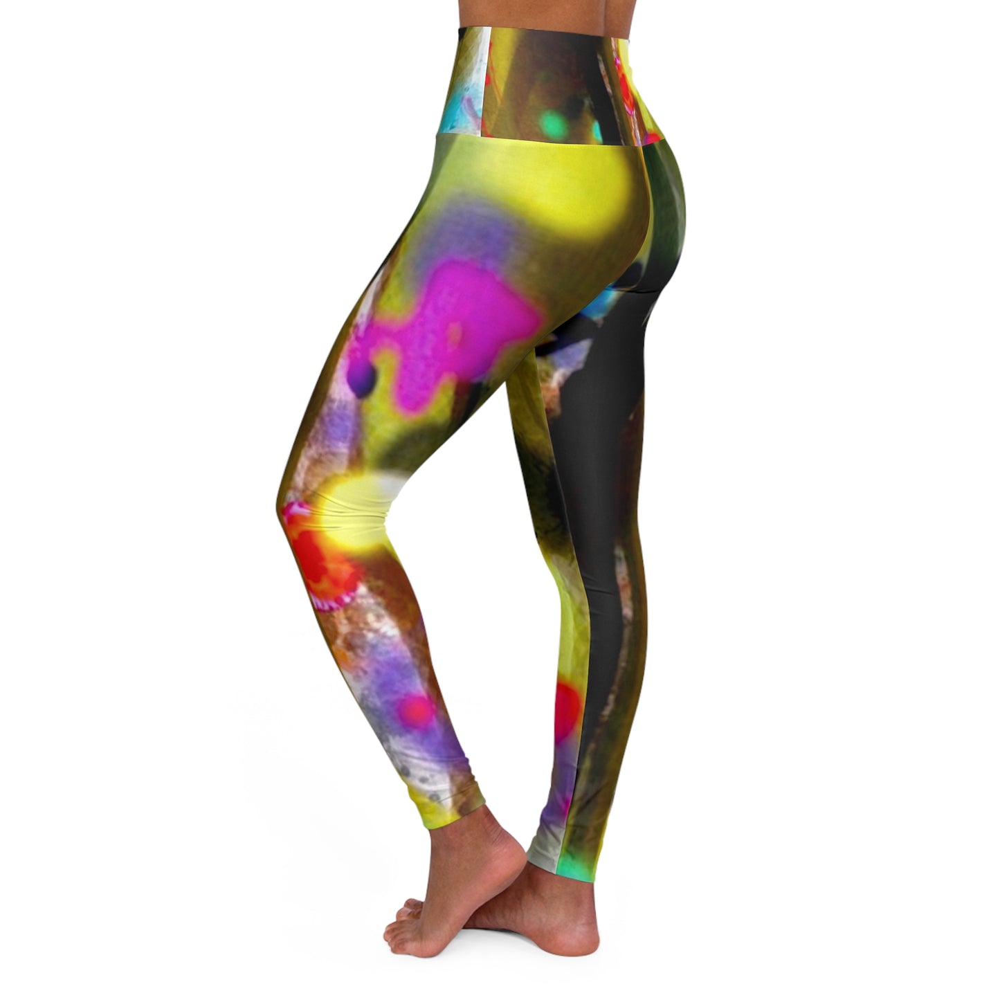 High Waisted Yoga Leggings (AOP)by Dani Wilson