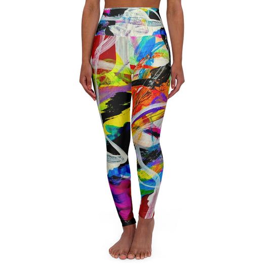 High Waisted Leggings (AOP) by Dani Wilson