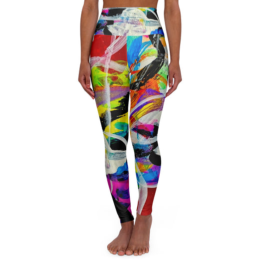 High Waisted Leggings (AOP) by Dani Wilson