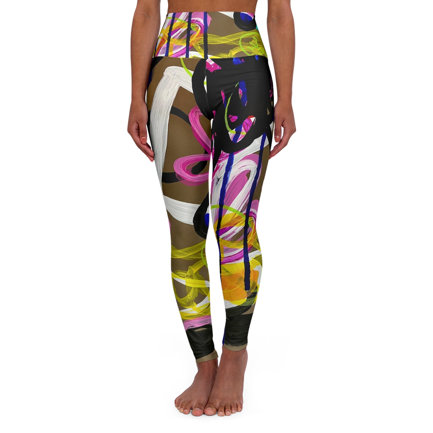 High Waisted Leggings (AOP) by Dani Wilson