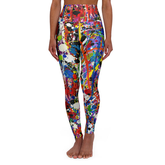 High Waisted Leggings (AOP) by Dani Wilson