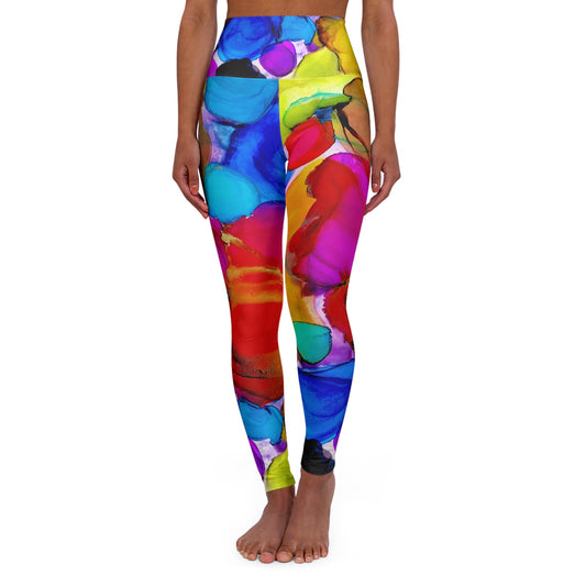 High Waisted Leggings (AOP) by Dani Wilson