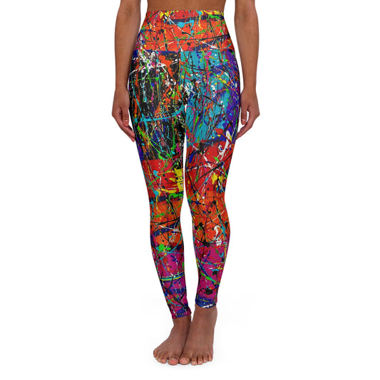 High Waisted Leggings (AOP) by Dani Wilson