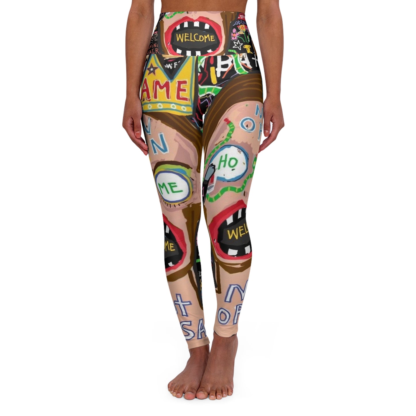 Wearable Art Yoga Leggings (AOP) by Dani Wilson