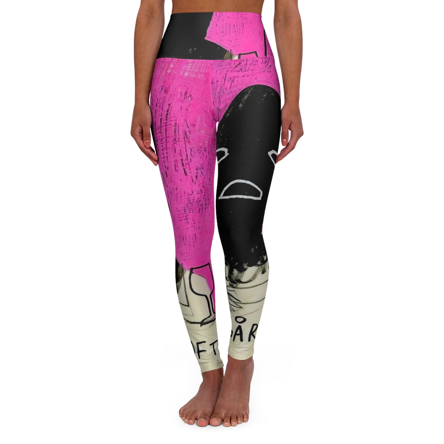 High Waisted Yoga Leggings (AOP)