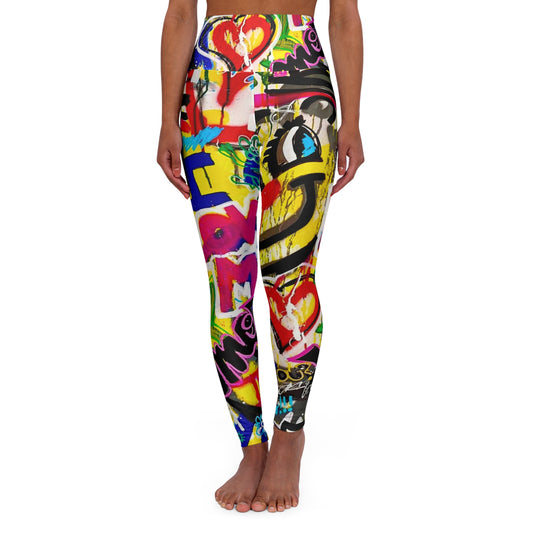 High Waisted Leggings (AOP) by Dani Wilson