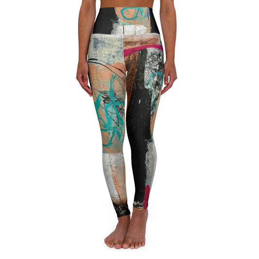 High Waisted Leggings (AOP) by Dani Wilson