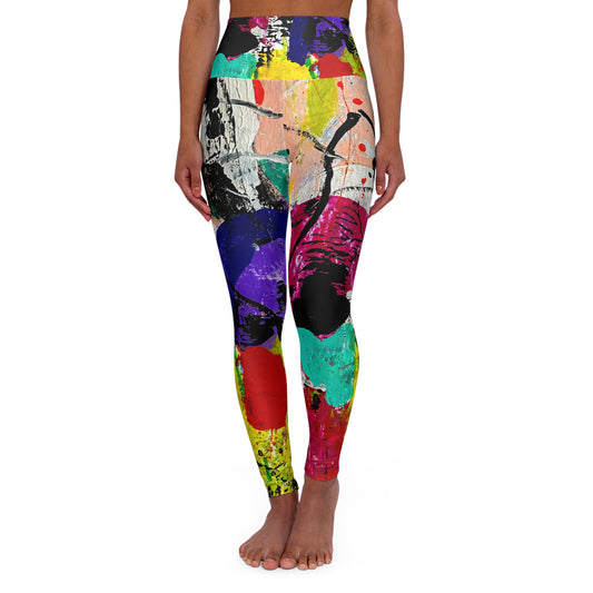 High Waisted Leggings (AOP) by Dani Wilson