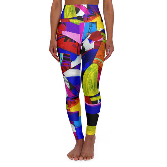 High Waisted Leggings (AOP) by Dani Wilson