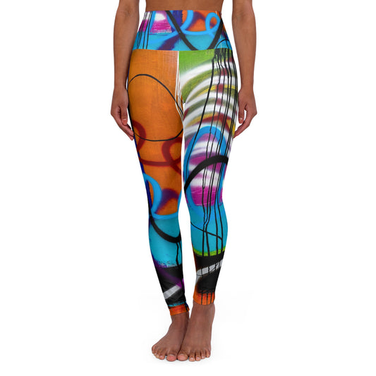 High Waisted Leggings (AOP) by Dani Wilson