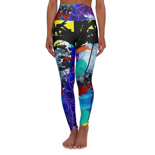 High Waisted Leggings (AOP) by Dani Wilson
