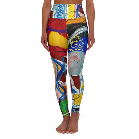 High Waisted Leggings (AOP) by Dani Wilson