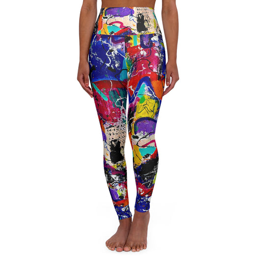High Waisted Leggings (AOP) by Dani Wilson