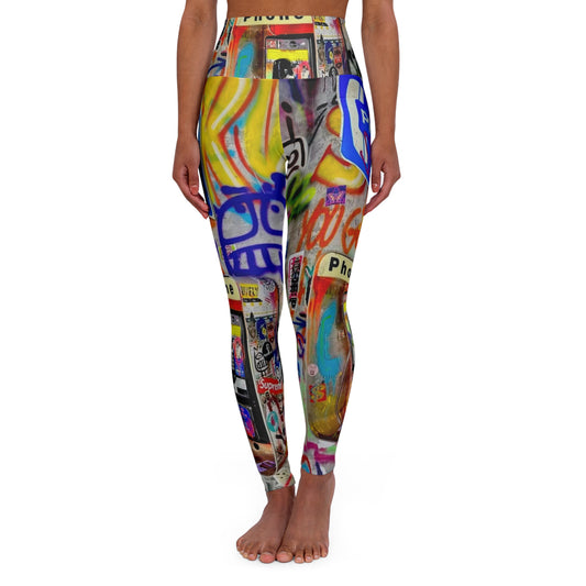 High Waisted Yoga Leggings (AOP)