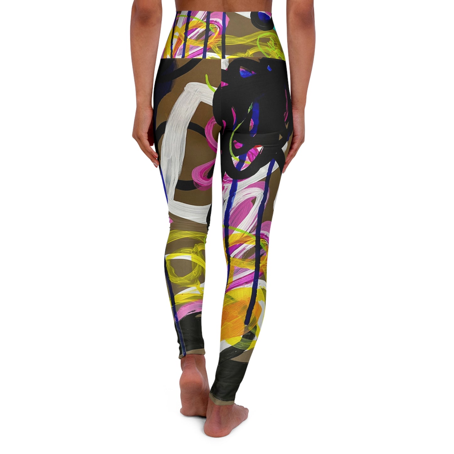 High Waisted Leggings (AOP) by Dani Wilson