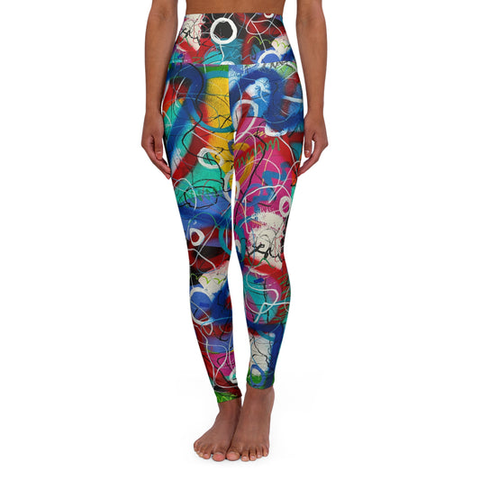 High Waisted Leggings (AOP) by Dani Wilson