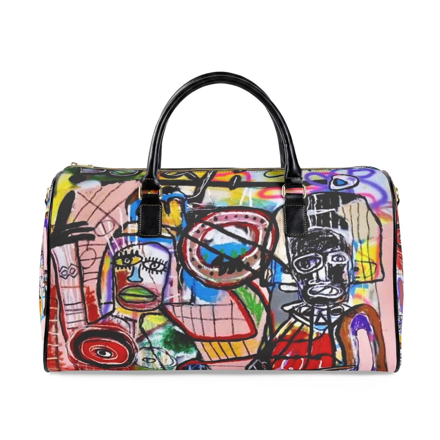 Faux Leather Graffiti Bag by Dani Wilson