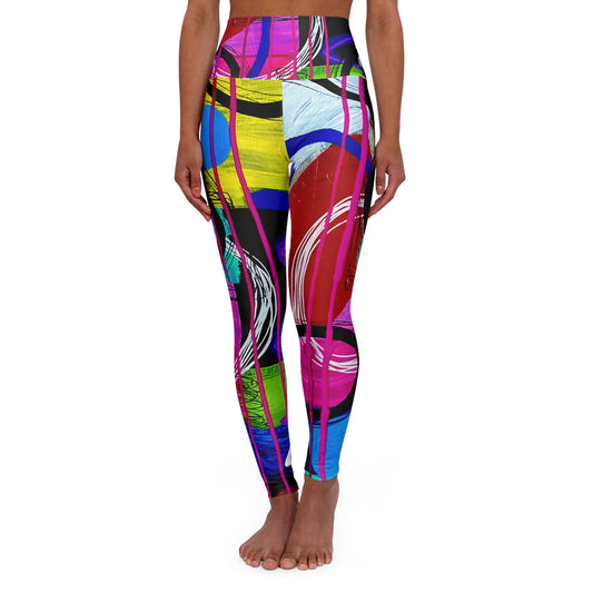 High Waisted Leggings (AOP) by Dani Wilson