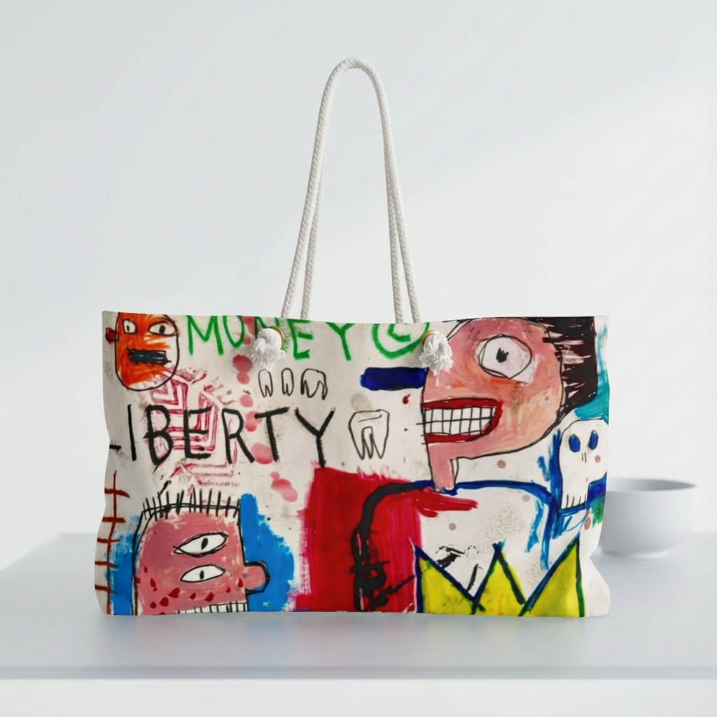 Graffiti Weekender Bag by Dani Wilson