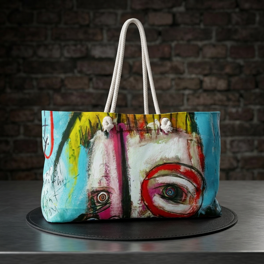 Graffiti Weekender Bag by Dani Wilson