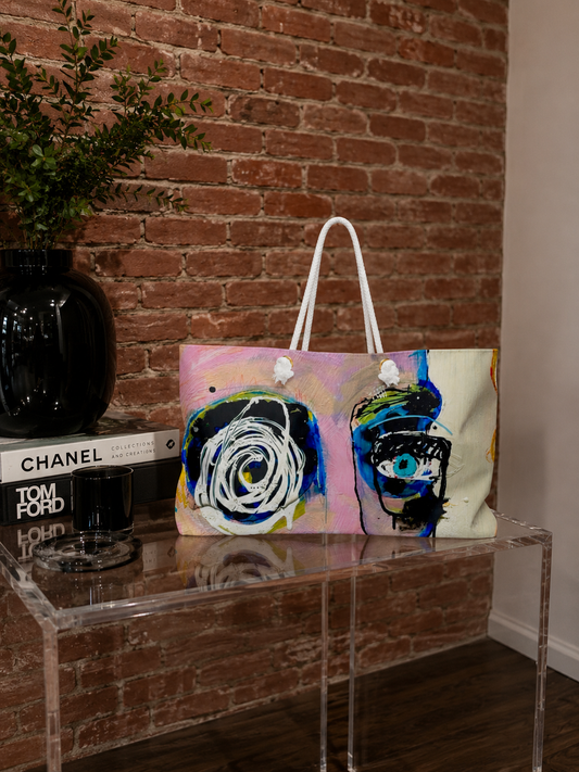 Wearable Art Graffiti Bag by Dani Wilson