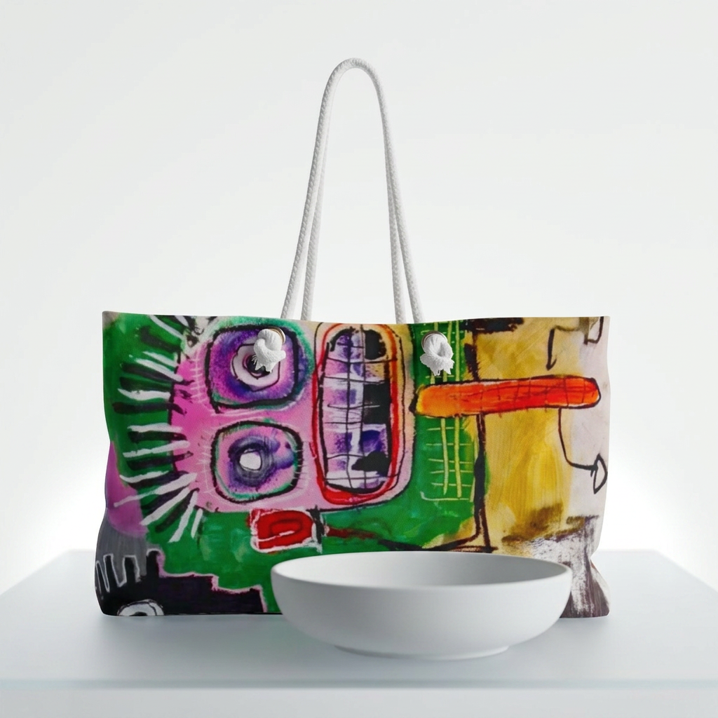 24x13 Graffiti Abstract Art Bag by Dani Wilson
