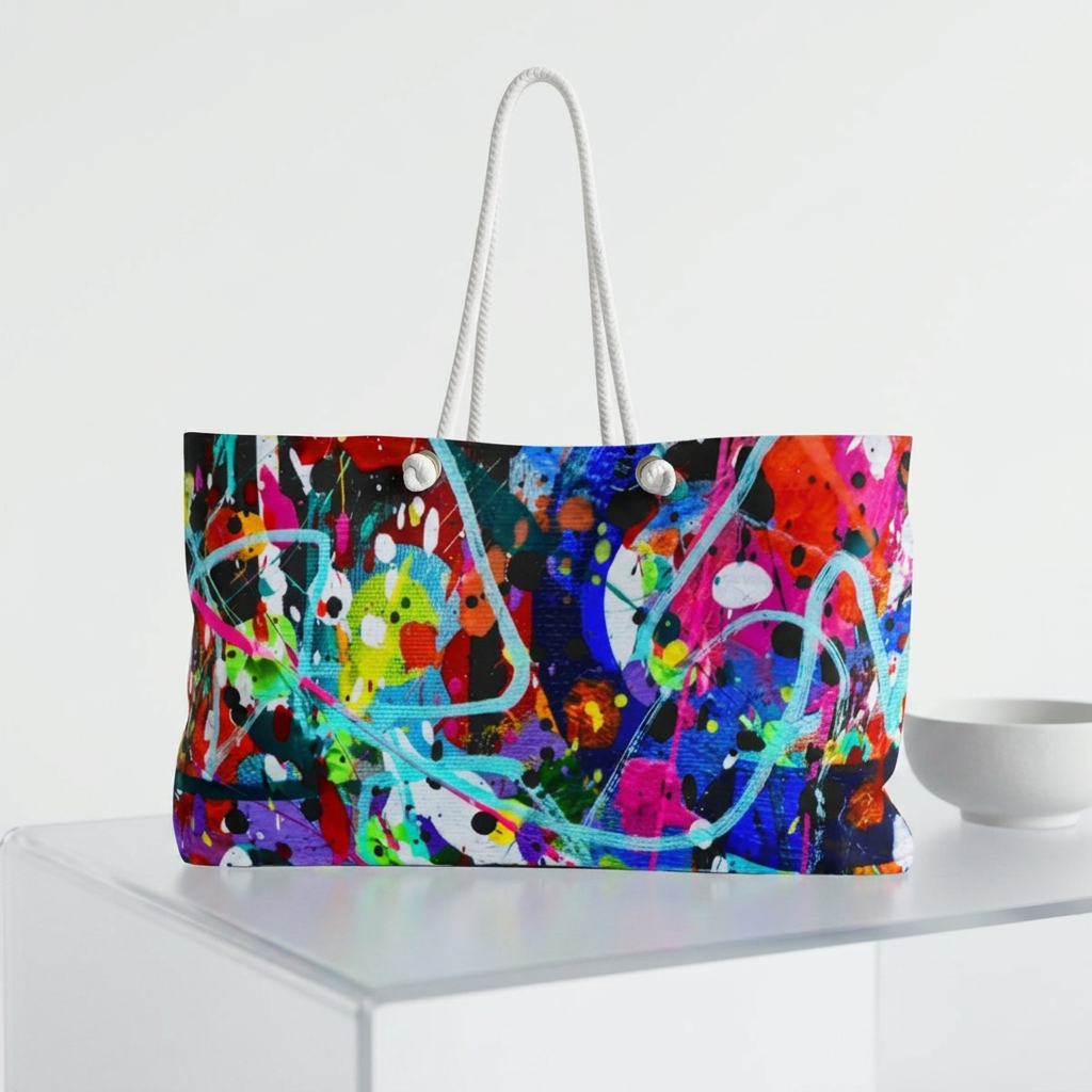 Abstract Graffiti Art Tote Bag by Dani Wilson