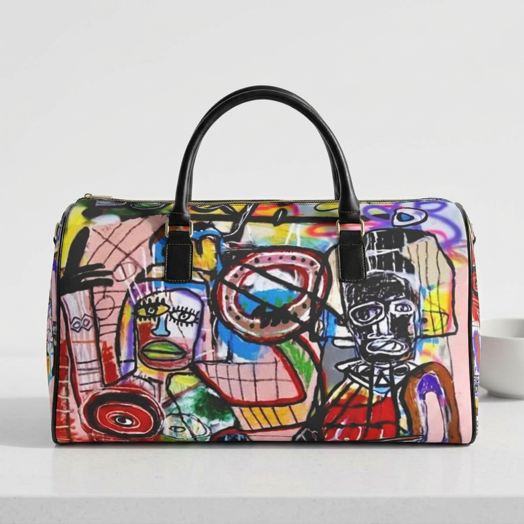 Faux Leather Graffiti Bag by Dani Wilson
